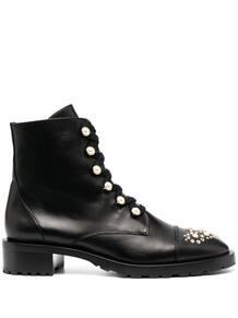 декорированные ботинки в стиле милитари Stuart Weitzman 158799485248