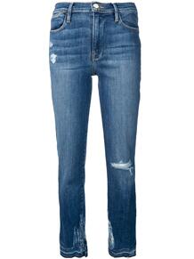 укороченные джинсы с эффектом потертости FRAME 139443905056