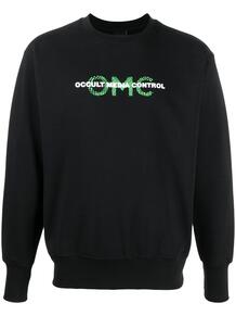 свитер с круглым вырезом и логотипом OMC 1668112083