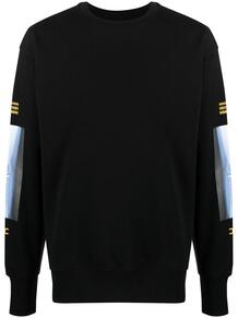 свитер с круглым вырезом и принтом OMC 16679636888876