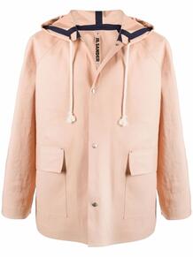 пальто на кнопках с капюшоном Jil Sander 1678270076