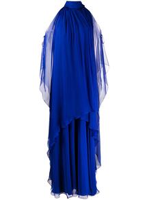 многослойное платье с вырезами ALBERTA FERRETTI 150953015252