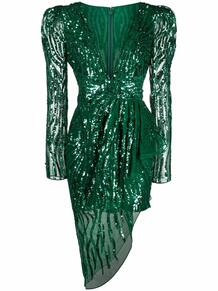 платье с драпировкой и пайетками ZUHAIR MURAD 166869575156