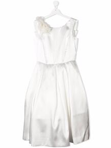 атласное платье со складками Monnalisa 167592084948