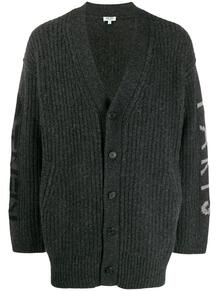 кардиган в рубчик с V-образным вырезом Kenzo 142242648883