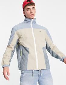 Куртка из технологичного материала бежевого цвета в стиле колор-блок -Светло-бежевый TOMMY JEANS 11601857