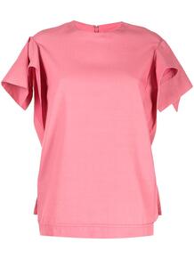 футболка с круглым вырезом и драпированными рукавами 3.1 PHILLIP LIM 1629773448