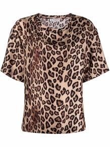 футболка с леопардовым принтом ALBERTO BIANI 165767265248