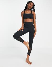 Черные леггинсы длиной 7/8 adidas Yoga-Черный цвет 11597265