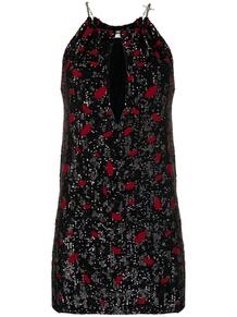 платье с принтом и пайетками Yves Saint Laurent 1612636783