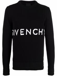джемпер вязки интарсия с логотипом Givenchy 16953147888876