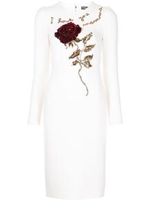 приталенное платье с пайетками Dolce & Gabbana Pre-Owned 169604735156