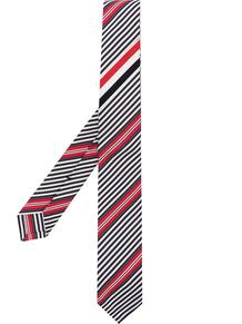 трикотажный галстук в диагональную полоску Thom Browne 16121530636363633263