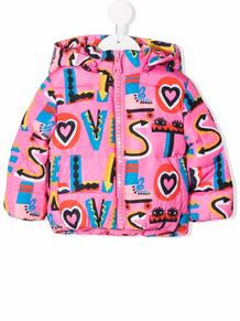 пуховик с принтом Stella Loves STELLA MCCARTNEY KIDS 16486307573263636346