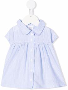 полосатое платье-рубашка с короткими рукавами Douuod Kids 17034009573263636346