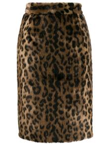 юбка из искусственного меха с леопардовым принтом №21 139916815254