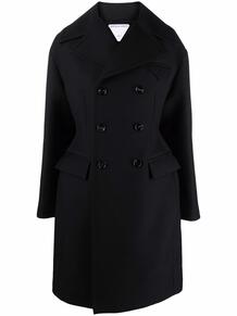 двубортное пальто на пуговицах Bottega Veneta 170757555250