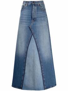 джинсовая юбка в двух тонах MAISON MARGIELA 170567825248