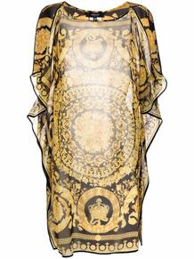 шелковый кафтан с принтом Barocco Versace 168059277983