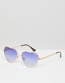 Золотистые солнцезащитные очки Quay Austrlia Kim - Золотой Quay Australia 1361065