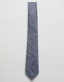 Синий фактурный узкий галстук ASOS DESIGN - Синий 1329379