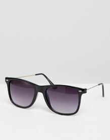 Мужские солнцезащитные очки в квадратной оправе 7X - Черный 1322417