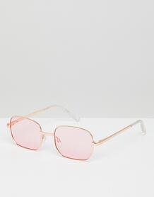 Квадратные солнцезащитные очки Le Specs The Flash - Золотой 1361555