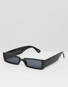 Прямоугольные солнцезащитные очки ASOS DESIGN - Черный 1290865