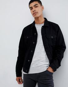 Черная джинсовая куртка New Look - Черный 1348669