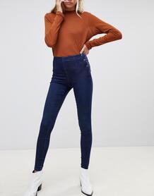 Супероблегающие джинсы Pieces Paro - Темно-синий 1337949