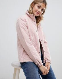 Стеганая куртка с высоким воротом JDY Serena - Розовый 1326798