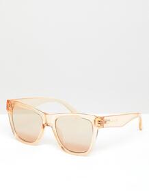 Светло-коричневые квадратные солнцезащитные очки Le Specs Escapade 1361565