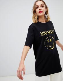 Платье-футболка с логотипом Miss Sixty - Черный 1340932