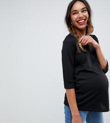 Черный топ New Look Maternity - Черный 1368923