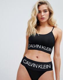 Трусы-танга Calvin Klein Performance Youthful Fashion - Черный 1284453