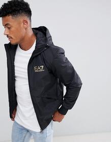 Черная куртка на молнии с логотипом EA7 Train Core ID - Черный 1327358