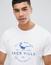 Белая футболка с логотипом Jack Wills Baysglass - Белый 1330617