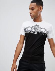 Черная футболка с логотипом Versace Jeans - Черный 1306468