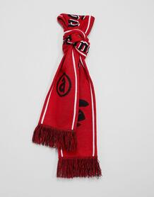 Красный шарф с камуфляжным принтом на обратной стороне AAPE By A Bathi AAPE BY A BATHING APE 1187114