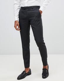 Темно-серые брюки скинни Moss London - Серый MOSS BROS 1346757