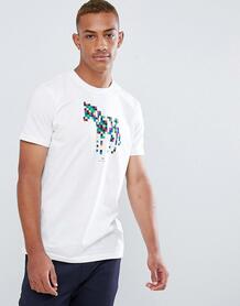 Белая зауженная футболка с принтом PS Paul Smith - Белый 1271093