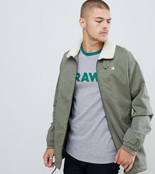 Зеленая спортивная куртка с мягким искусственным мехом G-Star Rodis 1346291