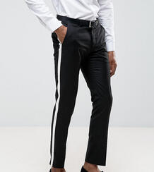 Зауженные брюки с полосой Noak - Черный 1089065