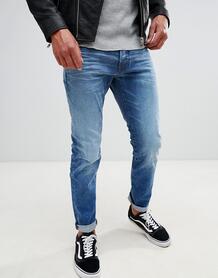 Узкие джинсы с поношенным эффектом G-Star 3301 - Синий 1351353