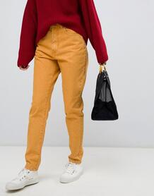 Желтые джинсы в винтажном стиле с завышенной талией Dr Denim nora 1338726