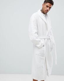 Махровый халат с логотипом Calvin Klein - Белый 1334866