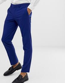 Синие зауженные брюки Burton Menswear - Синий 1326039