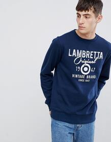 Свитшот с логотипом Lambretta - Темно-синий 1254928