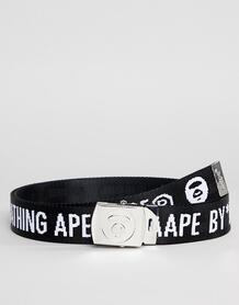 Черный ремень AAPE By A Bathing Ape - Черный 1242184