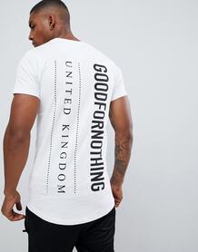 Обтягивающая футболка с логотипом на спине Good For Nothing - Белый 1340267